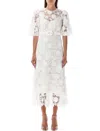 Zimmermann Lace Flower Wedding Dress In Ivory