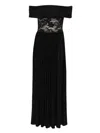 Zimmermann Lace-panel Midi Dress In Black