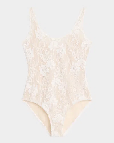 ZIMMERMANN LACE SCOOP BODYSUIT