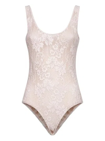ZIMMERMANN LACE SCOOP BODYSUIT