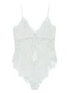 Zimmermann Lace Teddy Bodysuit In Green