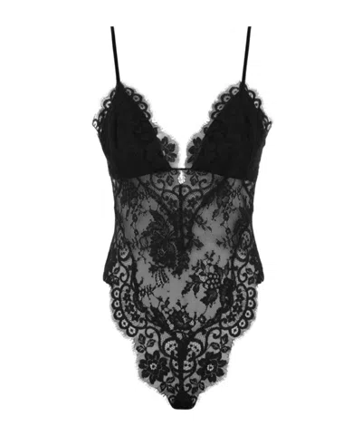 Zimmermann Lace Jumpsuit In Black