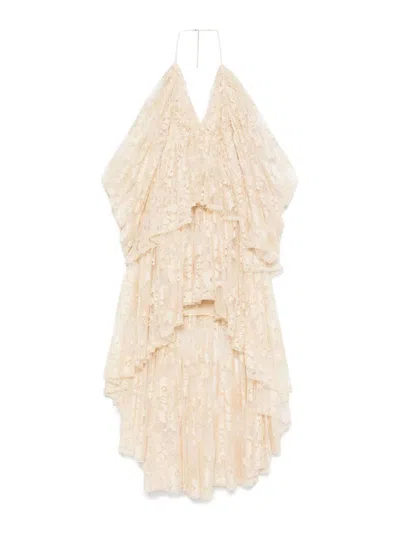 ZIMMERMANN LACE V-NECK DRESS