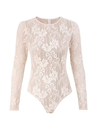Zimmermann Lacebodysuit In Neutral