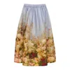Zimmermann Rosy Garden Printed Midi Skirt