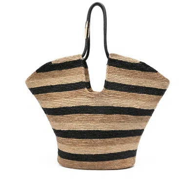 Zimmermann Large Goldentime Tote Bag In Black