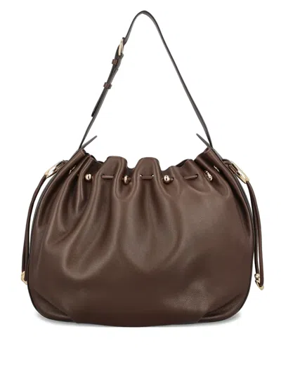 Zimmermann Large Halcyon Shoulder Bag In Brown