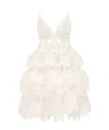 Zimmermann Crush Mini Dress In White