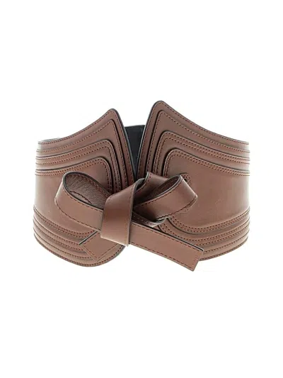 Pre-owned Zimmermann Leather Belt In Black