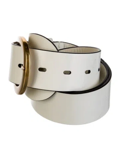 Pre-owned Zimmermann Leather Belt In Neutral