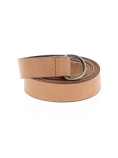 Pre-owned Zimmermann Leather Belt In Tan