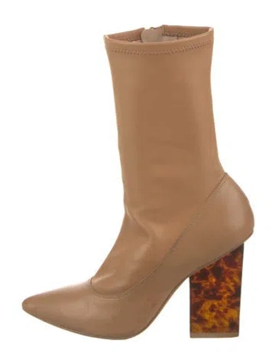 Pre-owned Zimmermann Leather Boots In Neutral