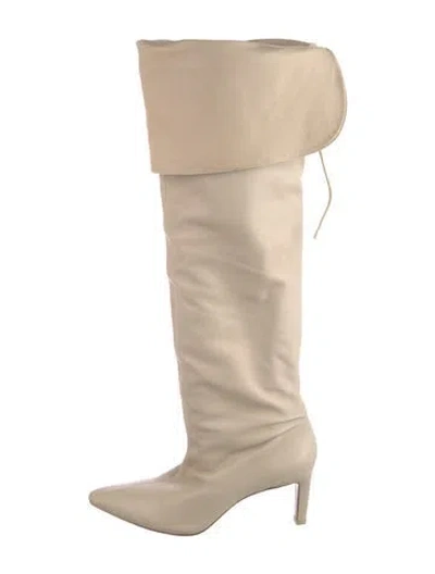 Pre-owned Zimmermann Leather Boots In Neutral