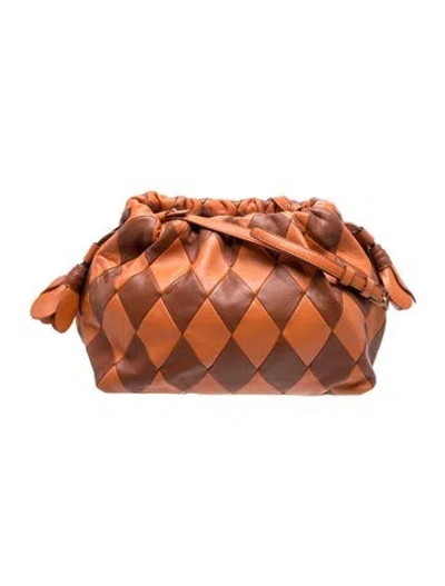 Pre-owned Zimmermann Leather Clutch In Brown