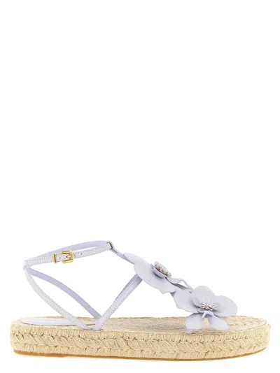 Zimmermann Leather Espadrille Sandal In Purple
