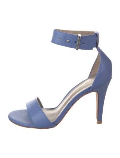 Pre-owned Zimmermann Leather Sandals In Blue