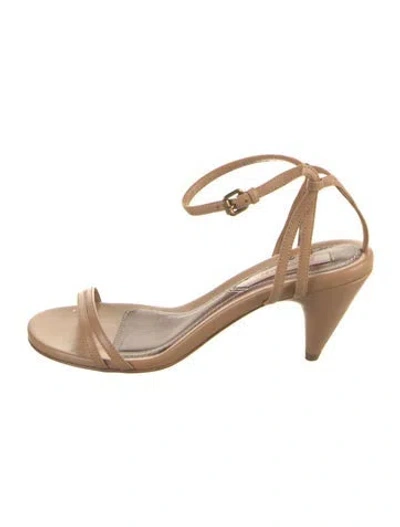 Pre-owned Zimmermann Leather Sandals In Neutral