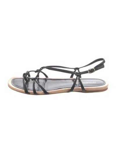 Pre-owned Zimmermann Leather Sandals In Silver