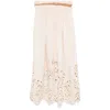 Zimmermann Wylie Cream Colored Midi Skirt Women