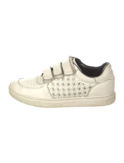 Pre-owned Zimmermann Leather Sneakers In White