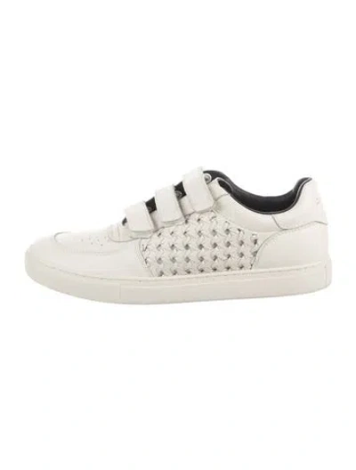 Pre-owned Zimmermann Leather Sneakers In White