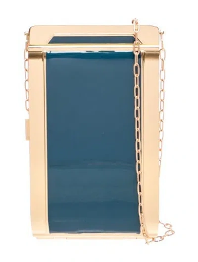 Pre-owned Zimmermann Leather Suitcase In Blue