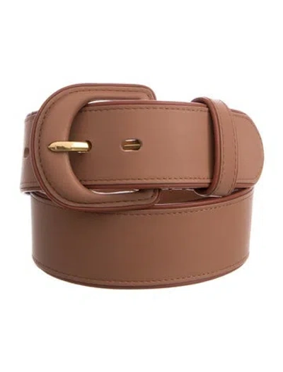 Pre-owned Zimmermann Leather Waist Belt In Brown