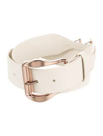 Pre-owned Zimmermann Leather Waist Belt In Neutrals