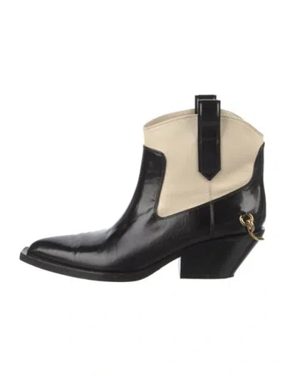 Pre-owned Zimmermann Leather Western Boots In Black