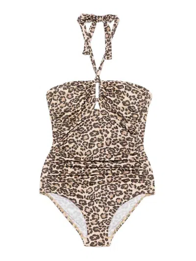 Zimmermann Leopard One-piece Swimsuit In Multi