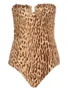 Zimmermann Leopard-print Swimsuit In Animal Print
