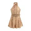 Zimmermann Leopard Short Dress