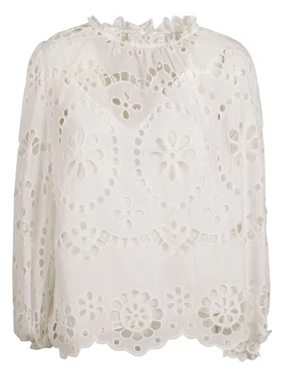 ZIMMERMANN ZIMMERMANN LEXI EMBROIDERED BLOUSE