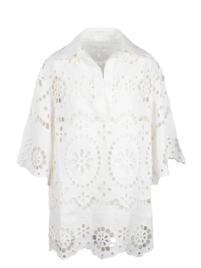ZIMMERMANN LEXI EMBROIDERED TUNIC