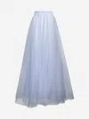 Zimmermann Sheer Overlay High-waisted Layered Tulle Skirt