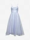 Zimmermann Women Light Blue Tulle Midi Dress