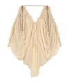 Zimmermann Skin Pink Viscose Illuminate Blouse In Nude