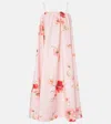 ZIMMERMANN LIGHTBURST PUFF FLORAL COTTON MIDI DRESS