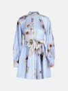 Zimmermann Lilac Linen Dress In Multi
