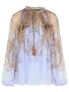 Zimmermann Hypnotic Billow Blouse Clothing In Multi