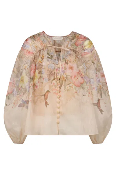ZIMMERMANN ILLUMINATE DRAWN BLOUSE
