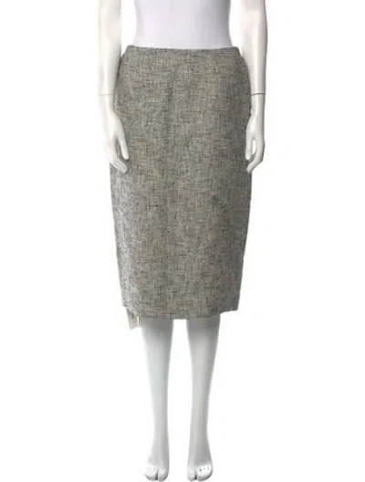 Pre-owned Zimmermann Linen Knee-length Skirt In Multi