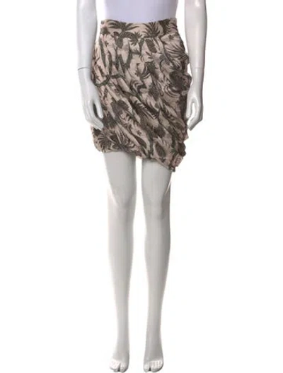 Pre-owned Zimmermann Linen Knee-length Skirt In Neutral