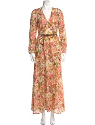 Pre-owned Zimmermann Linen Long Dress
