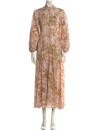 Pre-owned Zimmermann Linen Long Dress