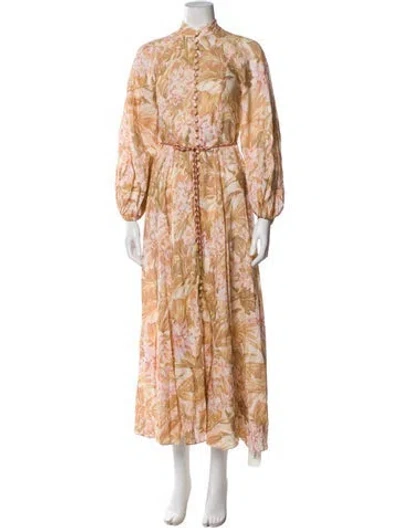 Pre-owned Zimmermann Linen Long Dress