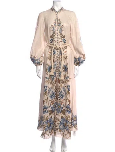 Pre-owned Zimmermann Linen Long Dress