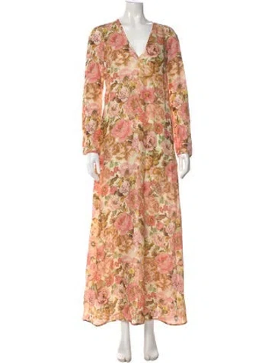 Pre-owned Zimmermann Linen Long Dress