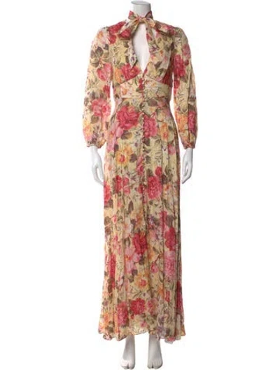 Pre-owned Zimmermann Linen Long Dress