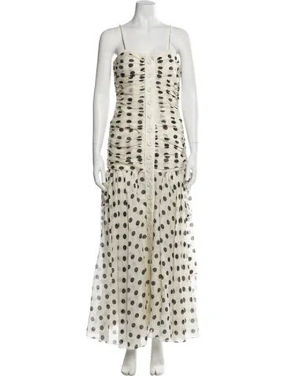 Pre-owned Zimmermann Linen Long Dress In Neutral